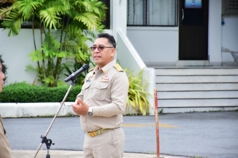 สพป.ยะลา เขต 1 จัดกิจกรรมหน้าเสาธง เสริมพลังคุณธรรม เตรียมพร้อมเปิดภาคเรียน 